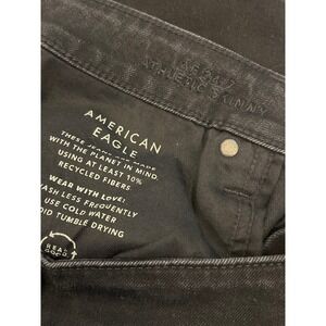 American Eagle Mens AE247 Athletic Skinny Jeans AirFlex + Temp Tech Black 34x34